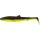 WESTIN BullTeez Shadtail 9,5cm 7g Black/Chartreuse Box w. Plastic lure