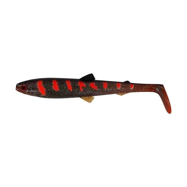 WESTIN BullTeez Shadtail 18cm 53g Motoroil Blood Box w. Plastic lure
