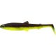 WESTIN BullTeez Shadtail 12,5cm 16g Black/Chartreuse 2pcs Plastic lures