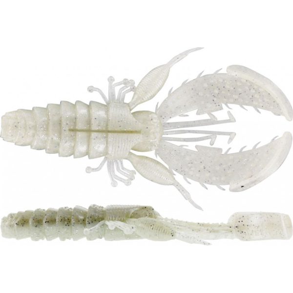 WESTIN CreCraw Creaturebait 10cm 12g Glow White 4pcs Plastic artificial bait