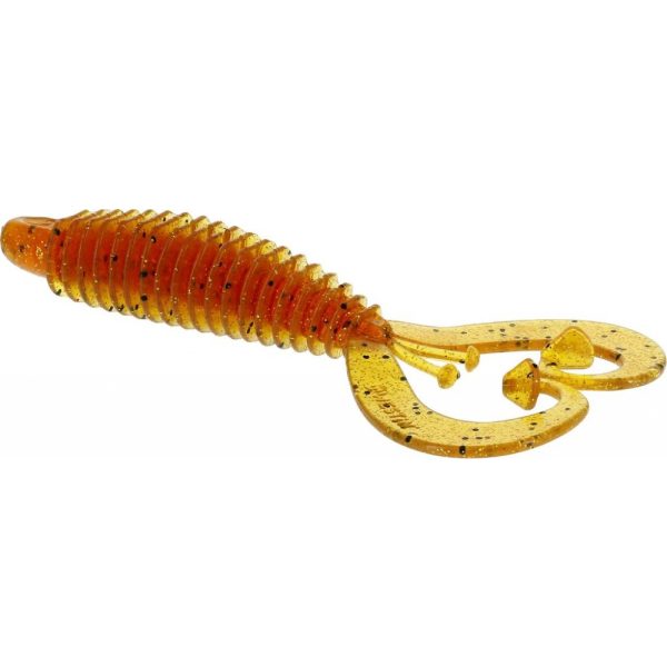 WESTIN RingCraw Curltail 9cm 6g Motoroil Pepper 5pcs Plastic lure