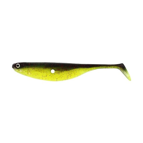WESTIN ShadTeez Hollow 12cm 9g Black/Chartreuse Box w. 42pcs Plastic lures