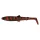 WESTIN BullTeez Shadtail 18cm 53g Motoroil Blood 1pc Plastic lure