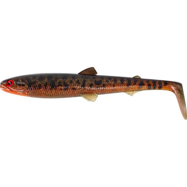WESTIN BullTeez Shadtail 24cm 107g Motoroil Burbot 1pc Plastic artificial bait