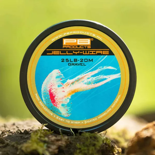 PB Products Jelly Wire Gravel 25lb 20m Coated Braided Leader Line