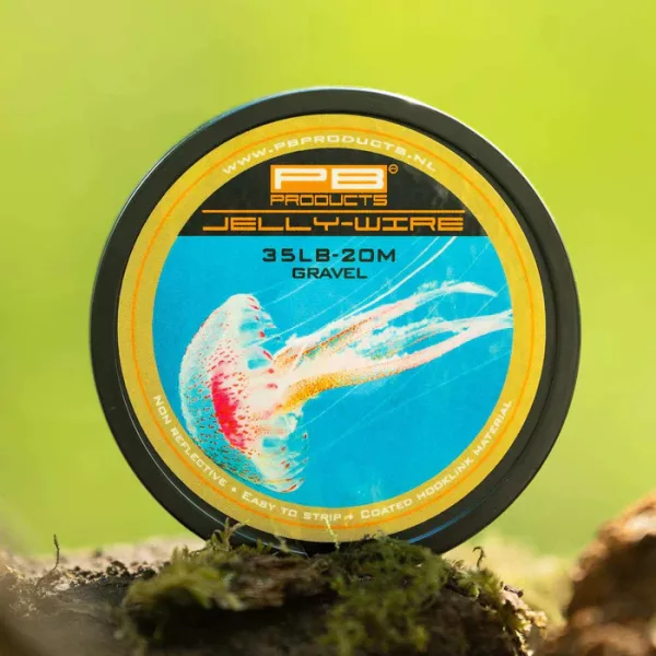 PB Products Jelly Wire Gravel 35lb 20m Coated Braided Hooklink