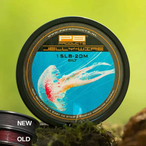 PB Products Jelly Wire Silt 15lb 20m Coated Braided Leader Line