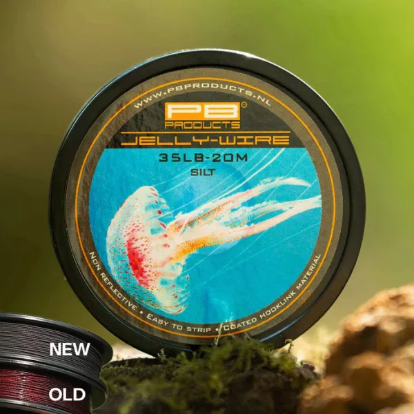 PB Products Jelly Wire Silt 35lb 20m Coated Braided Leader Line