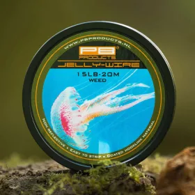   PB Products Jelly Wire Weed 15lb 20m Coated Braided Leader Line