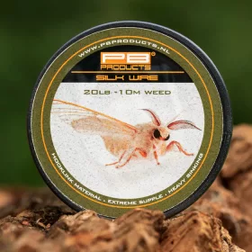   PB Products Silk Wire Weed 20lb 10m Uncoated Braided Leader Line