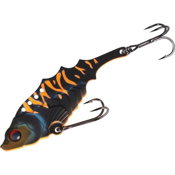 Mikado Cicada M-Vib Mat Black Tiger 5.5cm 10gr Blade Lure