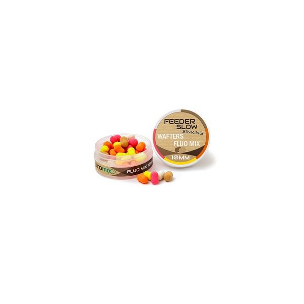 Promix Feeder Slow Sinking Wafers Fluo Mix 10Mm