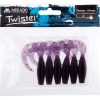 Mikado Twister 64mm Grape Rubber artificial bait 6pcs