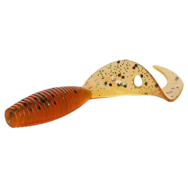 Mikado Twister 64mm Orange Pepper Rubber Bait 6pcs