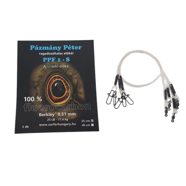 Pázmány Péter Berkley 100% Fluorocarbon Spinning Leader 0.51mm 25cm
