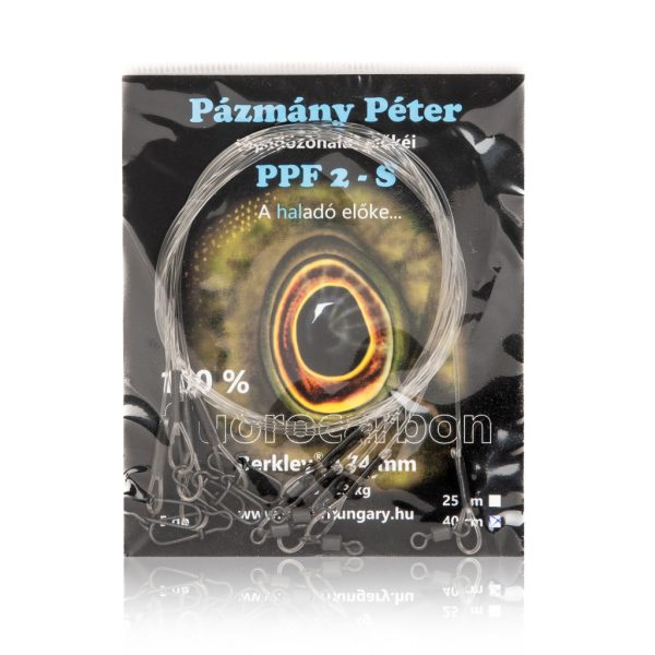 Pázmány Péter Berkley 100% Fluorocarbon Spinning Leader 0,74mm 40cm