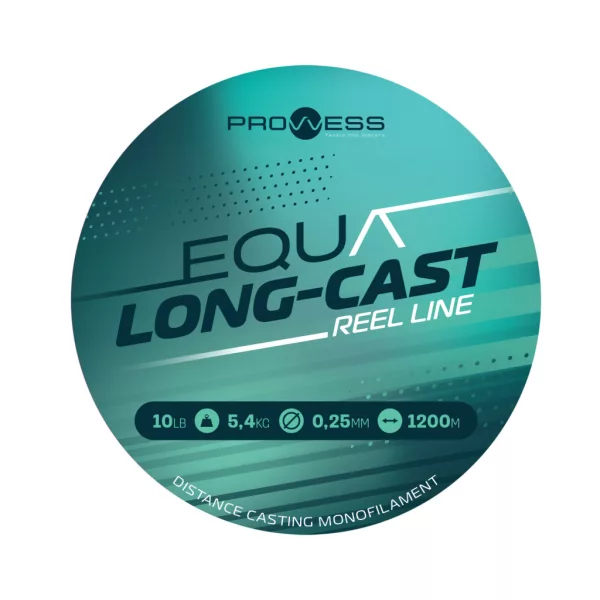 Prowess Equa Long-Cast Reel Line 0.25mm 1200m Monofilament Main line