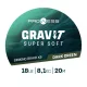 Prowess Gravi-T Super Soft X8 Dark Green Sinking Braided Leader Line 18lb 20m