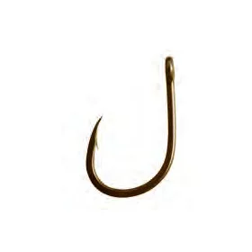   Prowess W1 T2 - DOUBLE COATING - BROWN (10 pieces) Hook, Carp Hook, Coated Hook