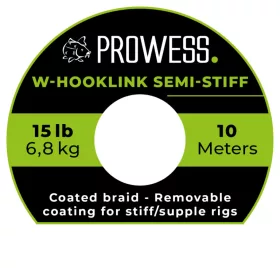   Prowess TRÉSSÉ W-HOOKLINK SEMI-STIFF braided hooklink 0,35mm