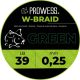 Prowess W-Braid Main Line 0,20mm 1000m Braided Main Line