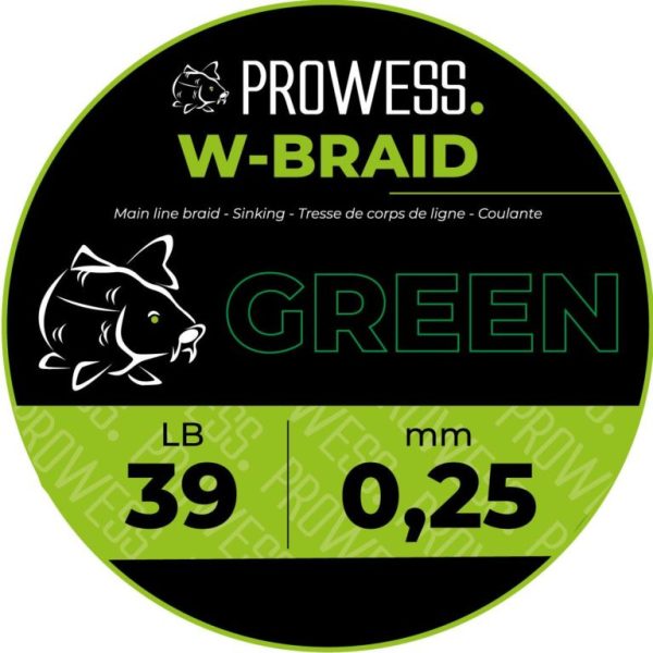 Prowess W-BRAID Braided Main Line 0,25mm