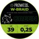 Prowess W-BRAID Braided Main Line 0,25mm