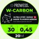 Prowess W-CARBON 0.40mm Fluorocarbon Line / Carp Leader Line