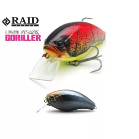  Raid Level Crank Goriller 6,6cm 17,5gr 016 Silver Back Wobbler