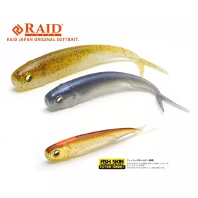   Raid Fish Roller Fish Skin 8,9cm 081 Stain Wakasagi Soft Plastic Lure 7pcs