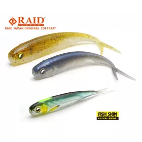   Raid Fish Roller Fish Skin 8,9cm 082 Hustler Soft Plastic Lure 7pcs