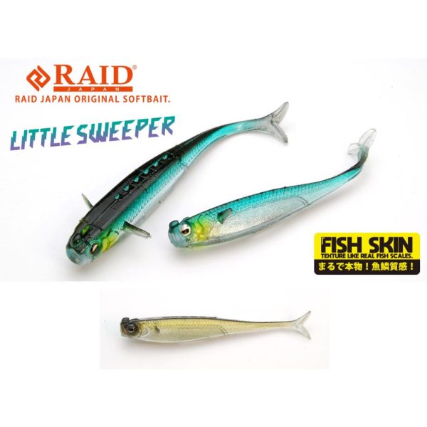 Raid Little Sweeper Fish Skin 7,6cm 079 The Bait Soft Plastic Lure 7pcs