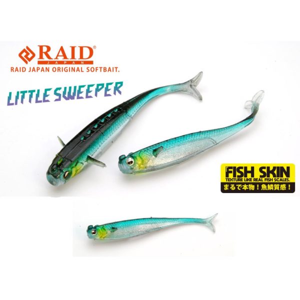 Raid Little Sweeper Fish Skin 7.6cm 082 Hustler Soft Lure 7pcs