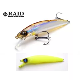 Raid Level Minnow Quik72 7.2cm 5.2gr 002 Lemon Power Wobbler