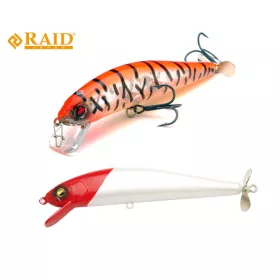 Raid Answer 10.7cm 14gr 009 Red Head Wobbler