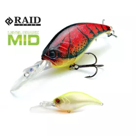 Raid Level Crank Mid 5.9cm 10.5gr 017 Pearly Chart Wobbler