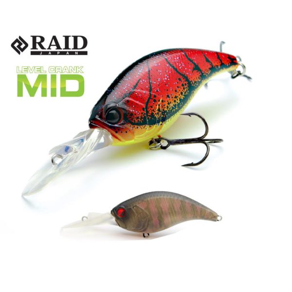Raid Level Crank Mid 5.9cm 10.5gr 018 Smoke Gill Wobbler