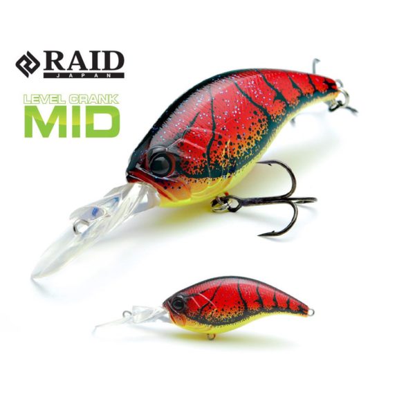 Raid Level Crank Mid 5.9cm 10.5gr 019 American Yashizari Wobbler