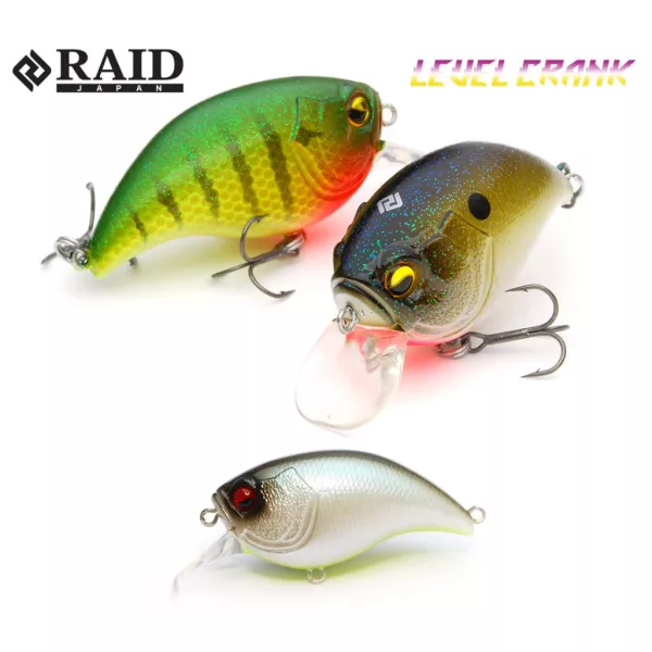 Raid Level Crank 5.1cm 10,5gr 025 Neon Shad Wobbler