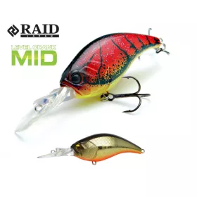 Raid Level Crank Mid 5.9cm 10,5gr 006 Real Kinkuro Wobbler