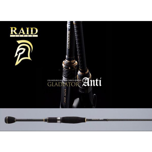 Raid Gladiator Anti GA-61UL-SS Fixer 1,85m 0,9-5,2gr 1 Piece Spinning Rod
