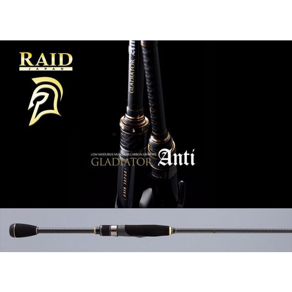 Raid Gladiator Anti GA-63LS Defender 1,90m 1,7-7gr 1 Piece Spinning Rod