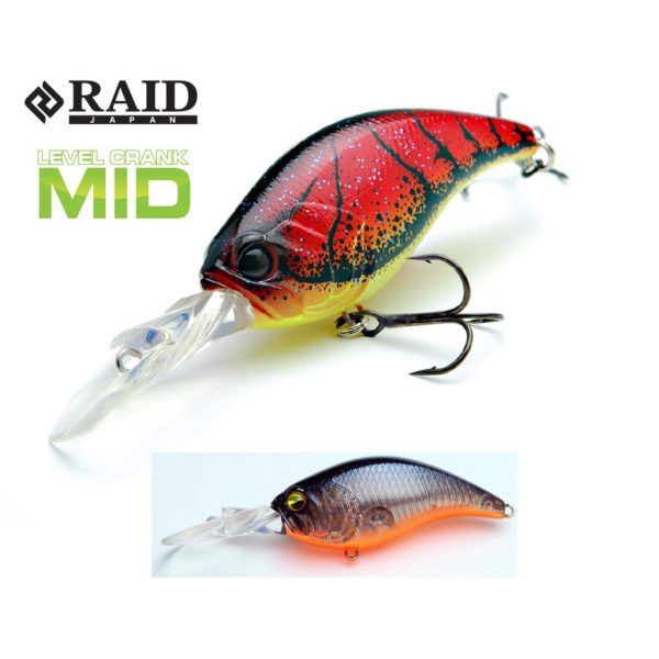 Raid Level Crank Mid 5.9cm 10.5gr 014 Skeleton Wobbler
