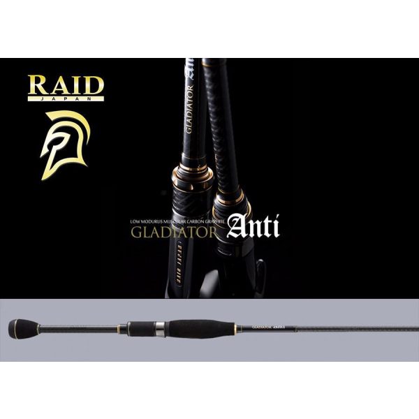 Raid Gladiator Anti GA-611MLS-ST Stride 2.10m 3.5-14gr 1-Piece Spinning Rod