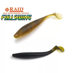   Raid Fullswing 12,7cm 001 Greenpumpkin Seed Plastic Lure 5pcs