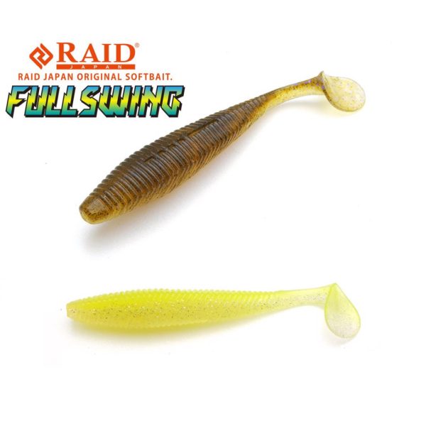 Raid Fullswing 10cm 053 White Chart Plastic Lure 6pcs