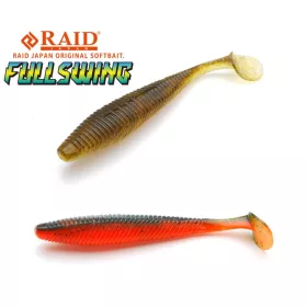 Raid Fullswing 10cm 056 Orange Punch Plastic Lure 6pcs