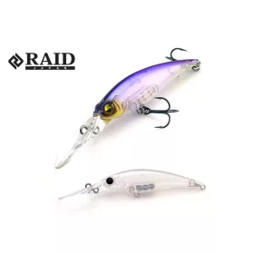   Raid Level Shad Sprinter 68MR 6.8cm 5.9gr 010 Stealth White Wobbler