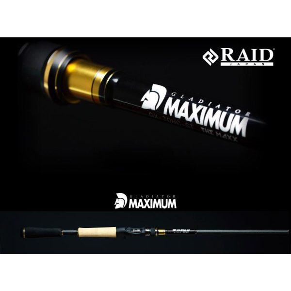 Raid Maximum Cast GX-70HC-ST The Maxx 2,14m 3,5-14gr 1 Piece Casting Spinning Rod