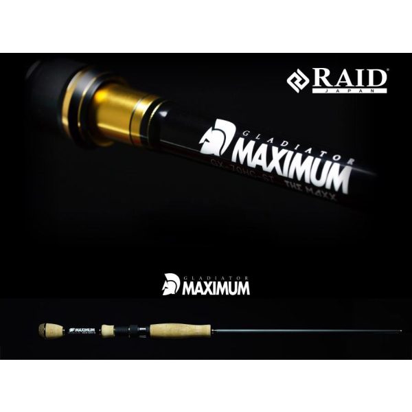 Raid Maximum GX-59ULS Solid Maxx UL 1,75m 3,5gr 1 Piece Spinning Rod